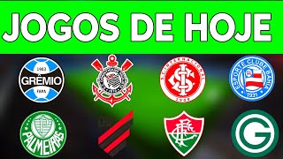 JOGOS DE HOJE  CAMPEONATO BRASILEIRO 2024  JOGOS BRASILEIRÃO 04082024 [upl. by Oilla]