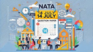 NATA Official JULY Questions 14 July asked in 2024  MCQs [upl. by Korten734]