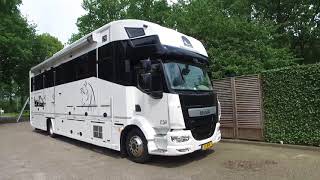 VERKOCHT DAF Paardenvrachtwagen  De Boer Horsetrucks [upl. by Conlon828]