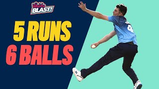 DRAMATIC Final Over In Full  5 Runs Off 6 Balls  Surrey v Yorkshire  Vitality Blast 2022 [upl. by Nywg487]