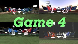 Division Series Game 4 Marathon  Mock MLB The Show 24 Postseason [upl. by Radnaxela484]