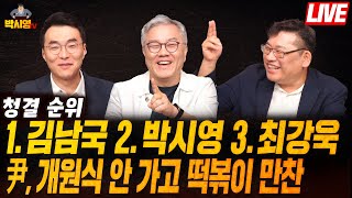 청결 순위 1김남국 2박시영 3최강욱  尹 개원식 안 가고 떢볶이 만찬 ft 최강욱 김남국 [upl. by Enineg]