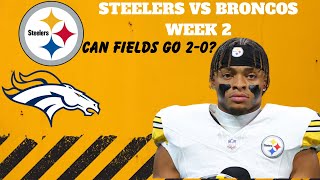 Unofficial Steelers Podcast Steelers Vs Broncos week 2  QB Controversy Incoming [upl. by Lynden777]