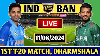 🔴Live India vs Bangladesh 1st T20 Live  Ind vs Ban  Live Cricket Match Today  cricket indvsban [upl. by Caterina776]