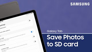 Automatically save photos and videos to an SD card  Samsung US [upl. by Blase626]