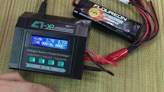 How to Charge a NIMH Battery using  C1 XR  10A AC 100W Charger  Keenstone  EV Peak  SKYRC [upl. by Tonnie]