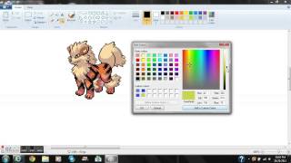 How To Recolor A Pokemon Sprite Eraser Trick [upl. by Isidor]