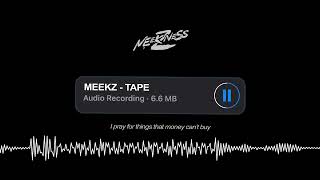 Meekz  Tape Lyric Visualizer [upl. by Hodess]