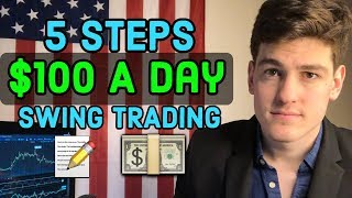 How To Make 100 A Day Swing Trading 📝 [upl. by Dragelin749]