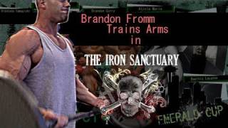 Road to the 2011 NPC Emerald Cup \\ Brandon Fromm in the Iron Sanctuary  MassMuscleTV [upl. by Milburt]