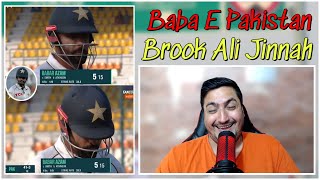 Babar Zimboliya Again out by 5 Runs  New BabaePakistan Brook Qaid e Azam Jinnah [upl. by Rodavlas]