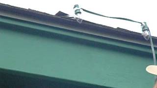 Holiday Lighting How To  Allinone clip on gable roof [upl. by Lehacim]