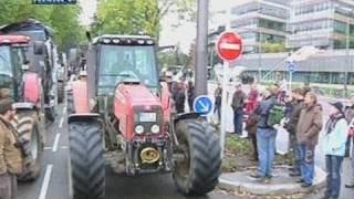 Alsace la grogne des agriculteurs [upl. by Aisila]