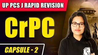 Code Of Criminal Procedure  UP PCS J Exam Preparation  Judiciary Preparation [upl. by Ahcatan]