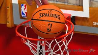 Spalding NBA Slam Jam OverTheDoor Mini Hoop  Product Review Video [upl. by Learsiy]