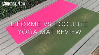 Liforme Vs Eco Yoga Jute  Yoga Mat Review and Comparison [upl. by Crelin]