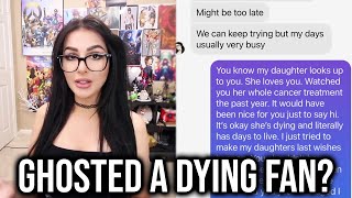 SSSniperWolf Exposed For Ghosting Dying Fan [upl. by Anairo]