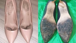 Well worn and footprints of heels shoes and flat sandals mix video [upl. by Jory]