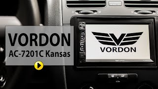 Radio samochodowe VORDON AC7201C Kansas  Wideoprezentacja [upl. by Marilla349]