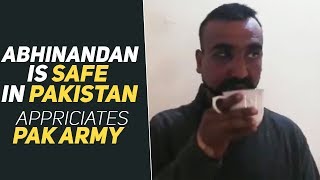 EXCLUSIVE VIDEO  IAF Wing Commander Abhinandan Varthaman Is Safe In Pakistan Custody [upl. by Trabue27]