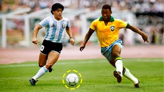 Pelé VS Maradona ● Skills amp Goals Battle [upl. by Moe]