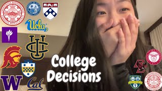 COLLEGE DECISION REACTION 2024  applied to almost 30 schools… [upl. by Esch]