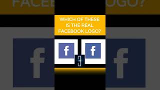 WHICH OF THESE IS THE REAL FACEBOOK LOGO shorts [upl. by Trey]