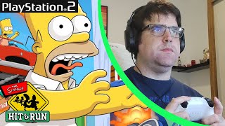 Retrô PS2 The Simpsons Hit and Run Parte 1 [upl. by Colligan567]