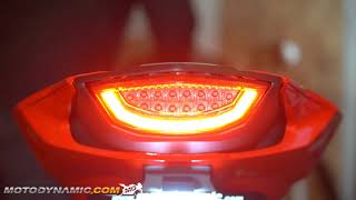 20172019 Honda CBR1000RR Sequential Integrated LED Tail Lights in Smoked Lens [upl. by Yelhak]