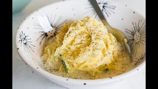 KETO ALFREDO SPAGHETTI SQUASH [upl. by Jeanne]