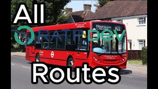 All London RATP Buses [upl. by Aliwt939]