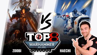 Warhammer 40k Tournois TOP8 Automne  Space Marines VS Sista [upl. by Aiyot300]