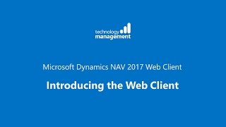 Dynamics NAV 2017 Web Client – User Interface [upl. by Leticia582]