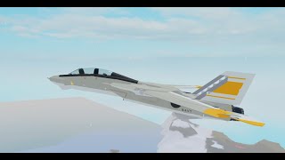 unfinished F14 tomcat showcase Roblox Plane Crazy [upl. by Dryden]