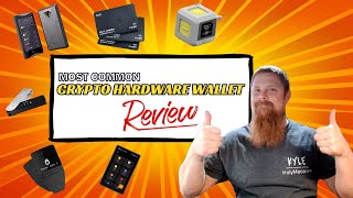 Hardware Wallet Review  Trezor Keystone Ledger Tangem Ellipal [upl. by Uttasta]