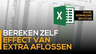 Extra aflossen  Bereken het maandelijkse effect [upl. by Kcor]