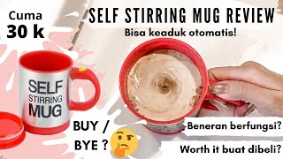 WOW Gelas pengaduk otomatis beneran berfungsi Self Stirring Mug Review [upl. by Vescuso30]