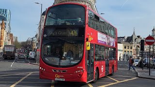 WITHDRAWN Gemini 2 on the London Bus Route 476 at Kings Cross [upl. by Asp]