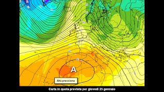 METEO fino al 26 gennaio 2024 e tendenza successiva [upl. by Sidell]