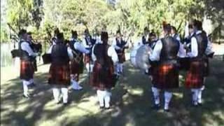 Redcliffe Scottish Pipe Band ANZAC DAY SANDGATE [upl. by Aznerol]