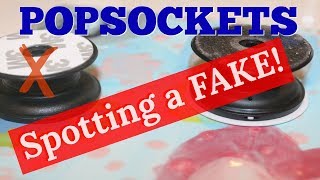 HOW TO SPOT A POPSOCKETS FAKE EASILY MUST WATCH [upl. by Maggi]