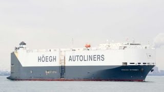 HOEGH SYDNEY  Höegh Autoliners vehicles carrier  2013 [upl. by Ecila]