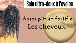 Masque profond ultradoux à lavoine  adoucit fortifie et démêle les cheveux crépus naturels [upl. by Iram]