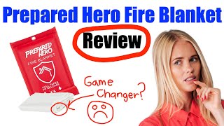 Prepared Hero Fire Blanket Review  Pros amp Cons To Prepared Hero Fire Blanket [upl. by Gillman]