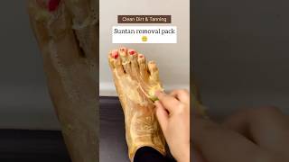 Get Fair Feet In 5minutes  Most Easy Pedicure  Remove Suntan Easily At Home pedicure shorts diy [upl. by Nilyad]