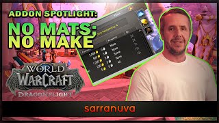 WoW Addon Spotlight No Mats No Make for Crafting Orders [upl. by Pansir]