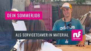 Sommerjob Serviceteamerin Material  ruf Jugendreisen [upl. by Todhunter286]