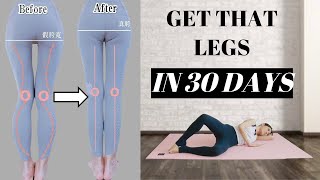 Longer amp More Straight Legs in 30 Days  8 Best Exercises to fix false wide hip 5 mins【Eng Sub】 [upl. by Jack562]