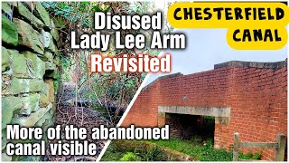 Abandoned Canal  Chesterfield Canal Lady Lee Arm Revisited in Winter [upl. by Hopper]