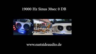 19000 Hz 19kHz Sinus Ton Wave 0DB für Hifi Audio Test Testton 30sec [upl. by Signe]